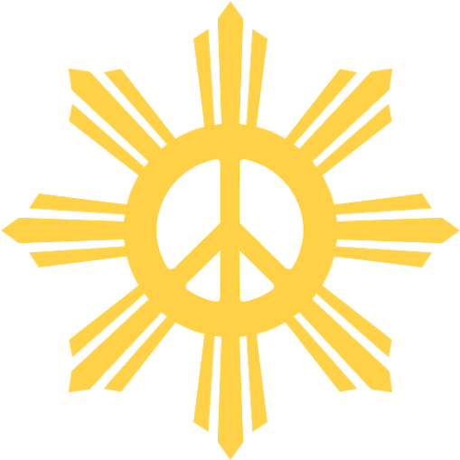 The Philippines Peace Flag - Sun In The Flag (530x530), Png Download