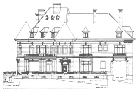 Clipart Freeuse Library Collection Of Free Mansion - Mansion Drawing (450x300), Png Download