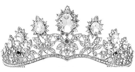 Hair Ornaments Png Image With Transparent Background - Royal Wedding Tiara With Dramatic Curve (539x282), Png Download
