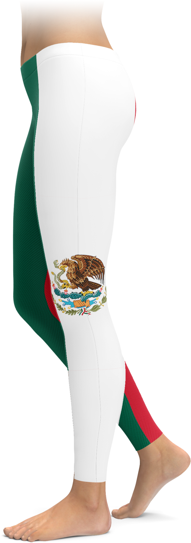 Mexican Flag Leggings (1692x2048), Png Download
