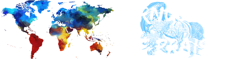 World Map (816x192), Png Download