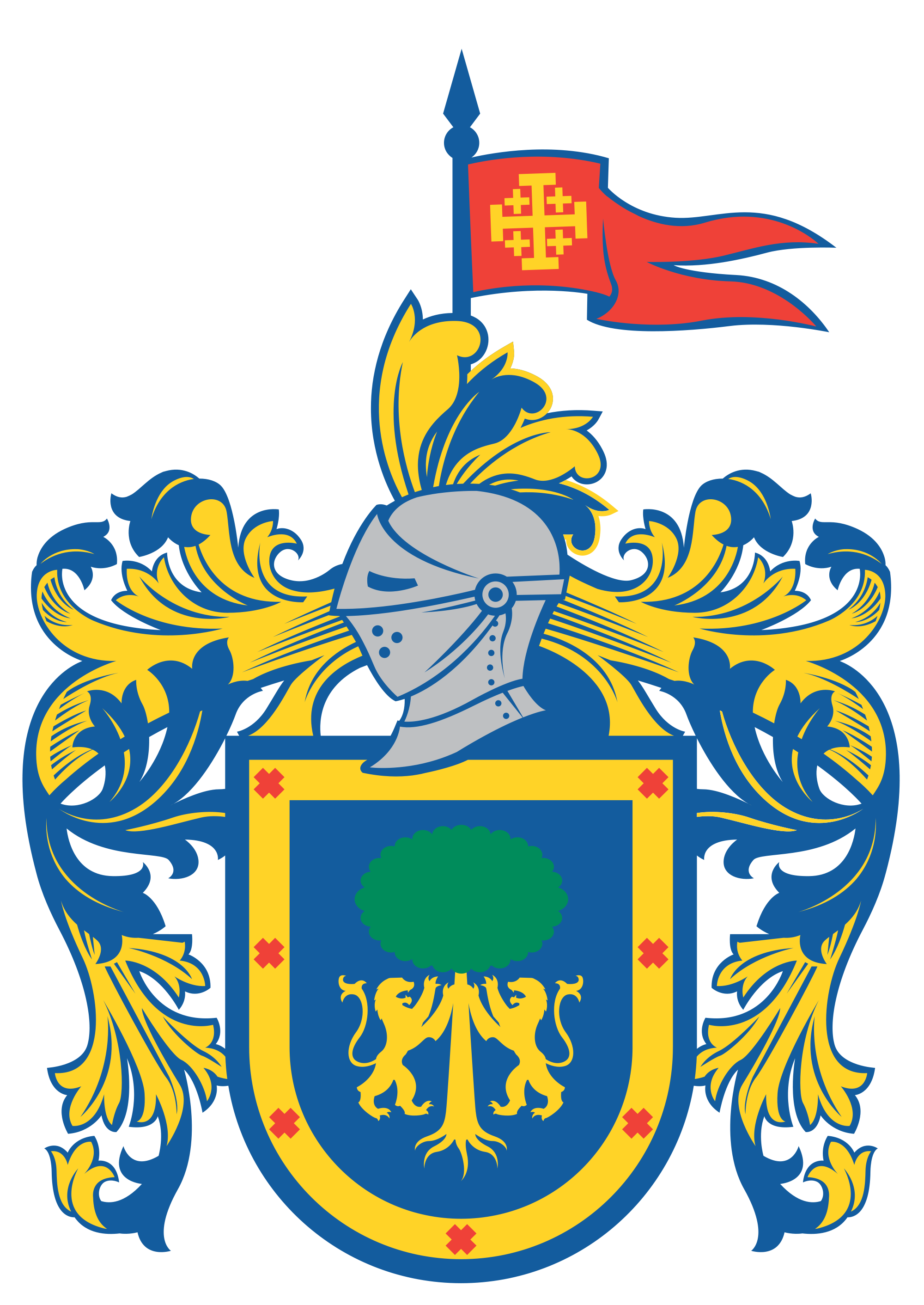 Jalisco State Tattoos, Viva Mexico, Coat Of Arms, The - Jalisco Coat Of Arms (2000x2823), Png Download
