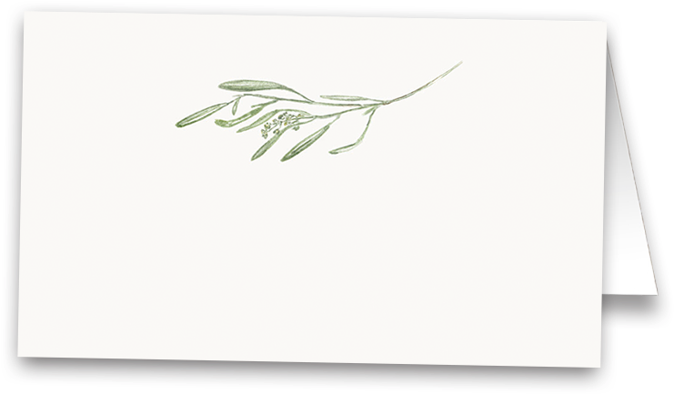 Rustic Greenery Leaves Wedding Table Seating Cards - Place Card (900x900), Png Download