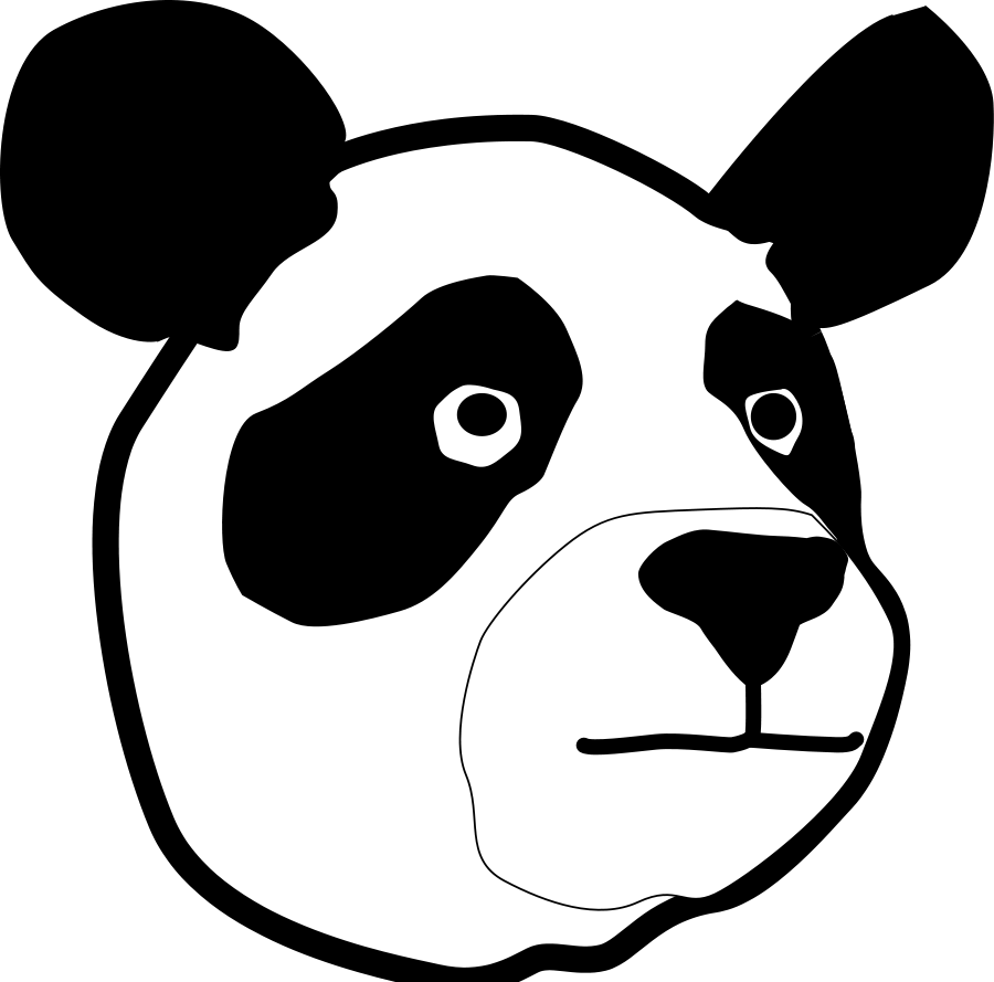 How To Set Use Panda Head Icon Png (900x889), Png Download