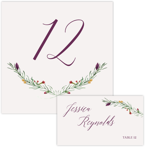 Table Number-escort - Calligraphy (800x800), Png Download