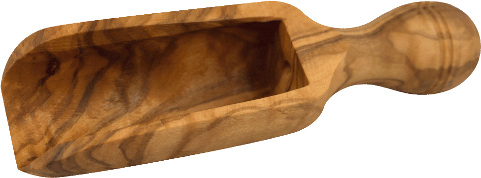 Little Angel Olive Wood Scoop - Olive (1000x1000), Png Download