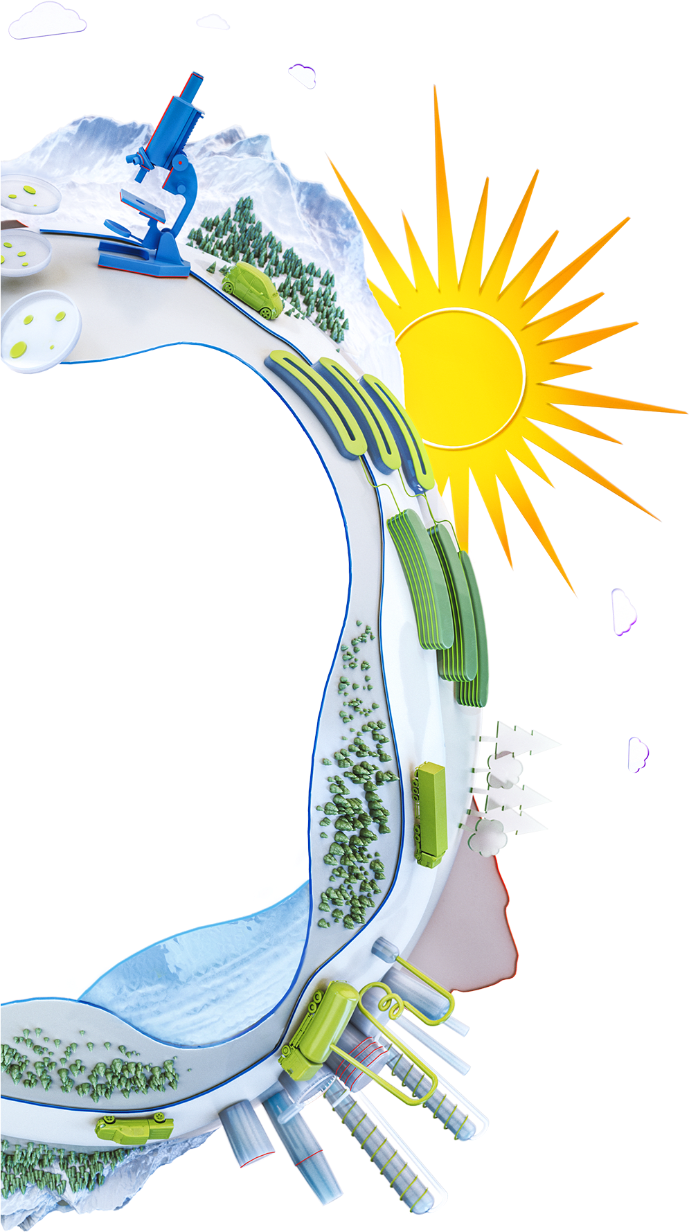 One Of Exxonmobil's Top Targets For Advanced Biofuel - Illustration (1000x1856), Png Download