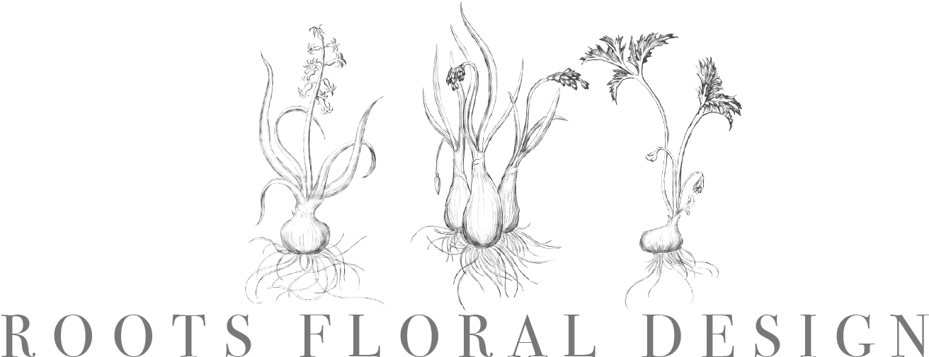 Roots Floral Design - Sketch (1658x600), Png Download