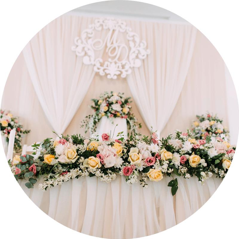 Оформление Зала На Свадьбу 2018 (800x800), Png Download