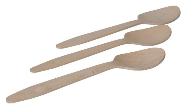 Spoon, Wood, 16cm, Natural - Wooden Spoon (640x640), Png Download