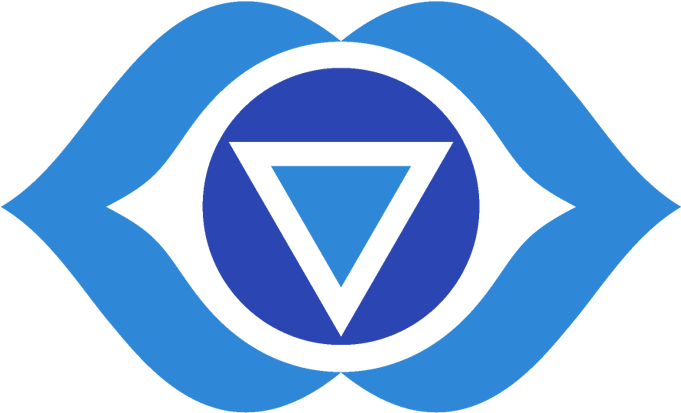 Third Eye Chakra Sticker - Chakra Symbols Psd (688x688), Png Download