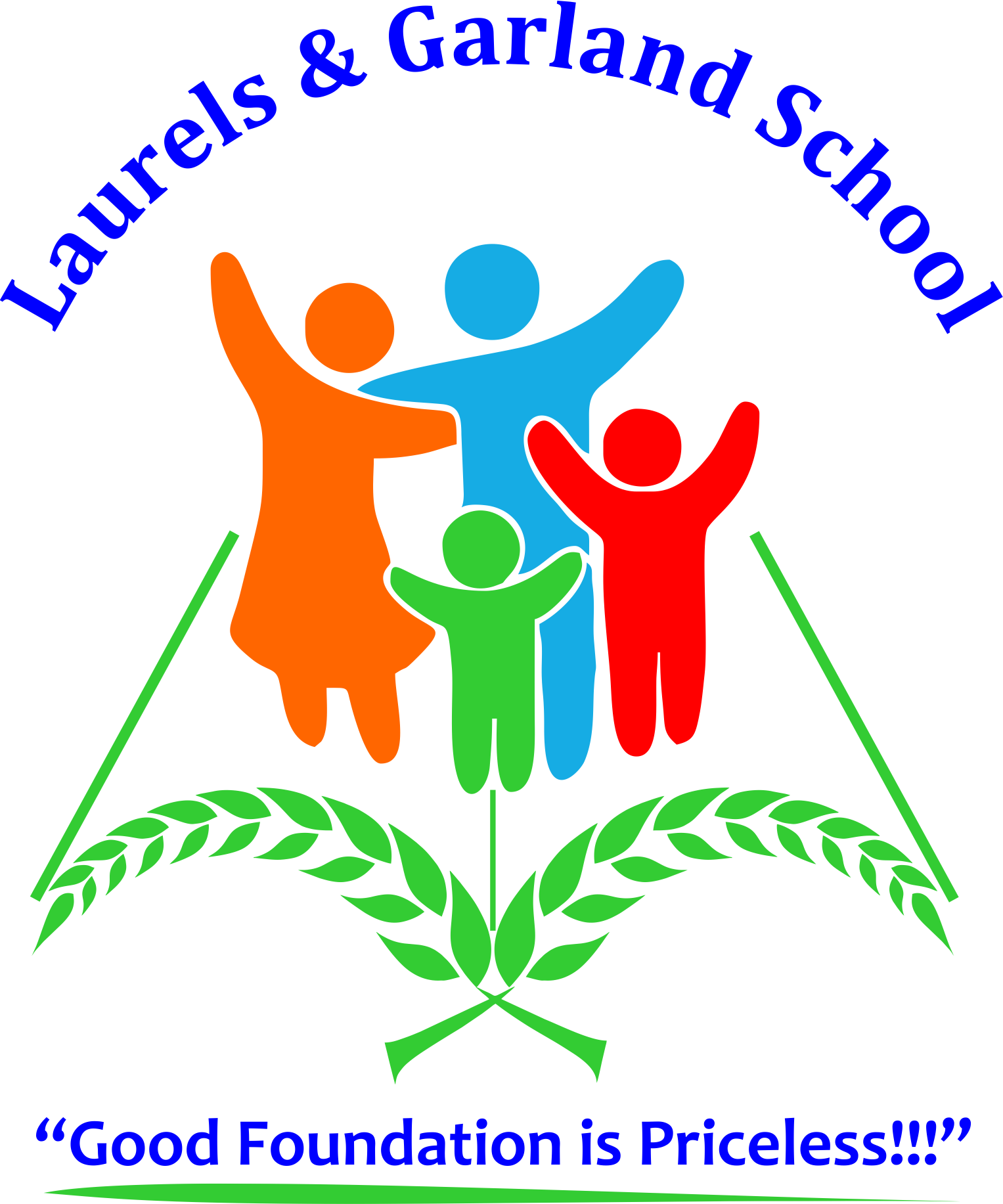Laurels & Garland - Logo Family Gathering Png (1527x1833), Png Download