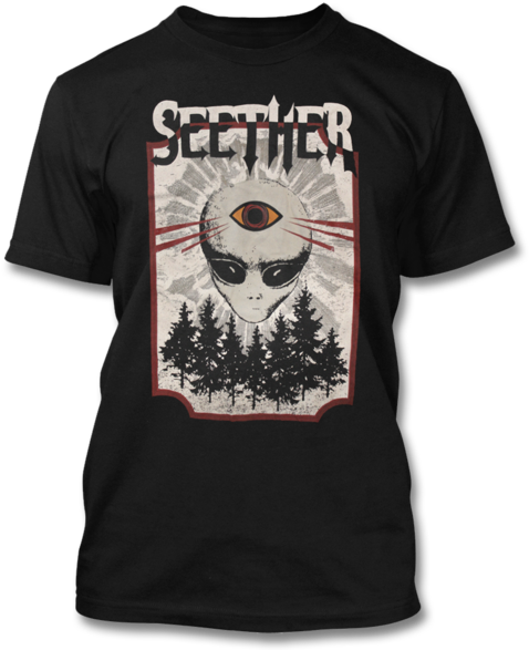 Alien Third Eye T-shirt - T Shirt Seether (600x600), Png Download