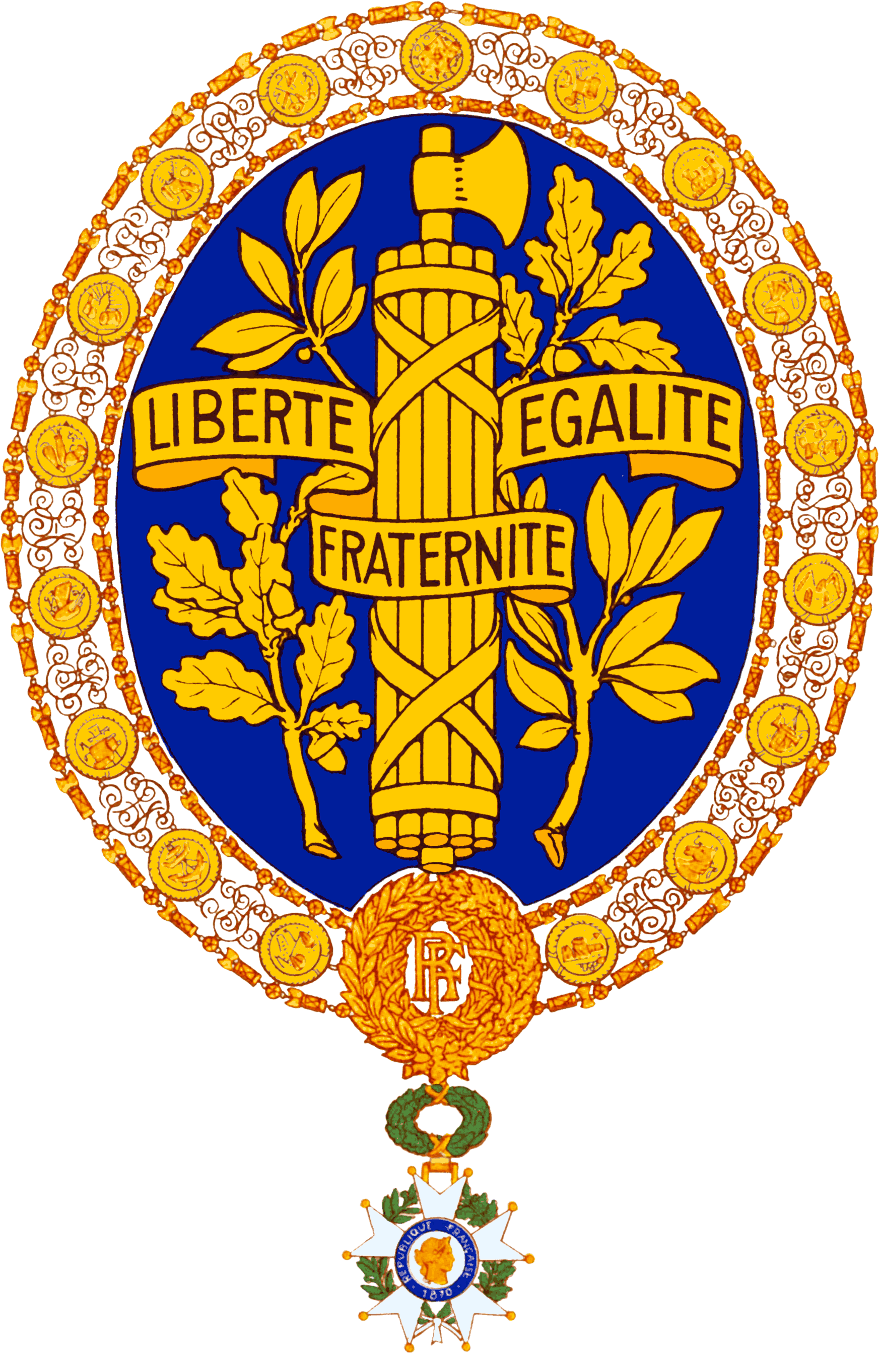 Coat Of Arms Of France - French Fourth Republic (1800x2764), Png Download
