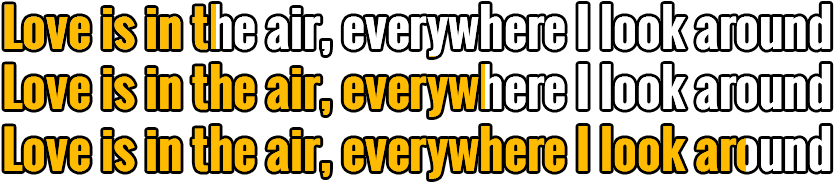 Coloreado Letra Karaoke - Letra De Canciones Karaoke (864x193), Png Download