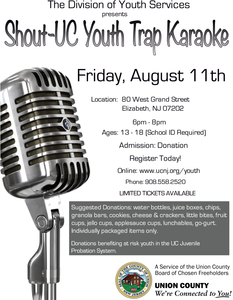 Union County Students Sing Out And Give Back With New - Waranan Dist White Shirt Microphone (768x994), Png Download