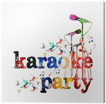 Colorful Music Karaoke Party Background With Hummingbirds - Texsens Led Light Bulb With Integrated Bluetooth Speaker (400x400), Png Download