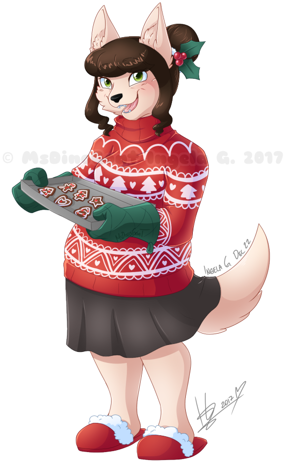 Mama Misty's Christmas Cookies - Cartoon (600x983), Png Download