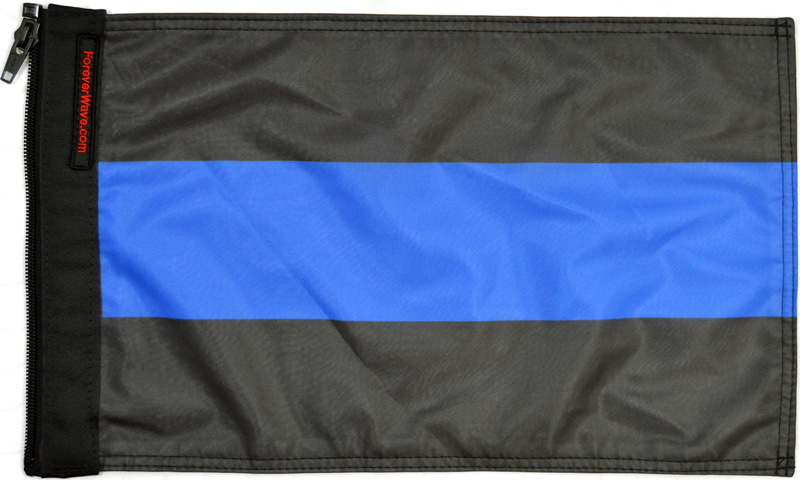 Thin Blue Line Flag - Linens (800x480), Png Download