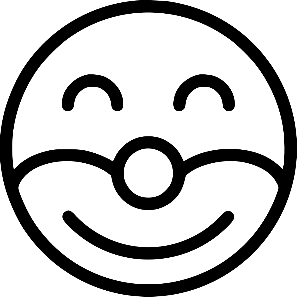 Clown Comments - Clowns Icon (980x982), Png Download