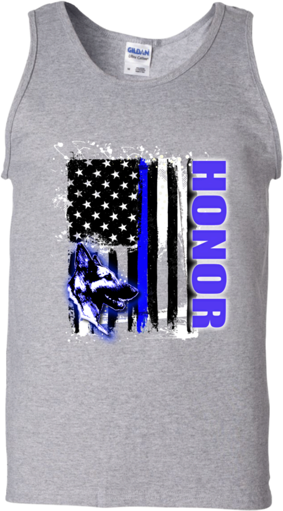 Thin Blue Line Honor Mens Tank - Tau Epsilon Phi Lettered Tank Top (1024x1024), Png Download