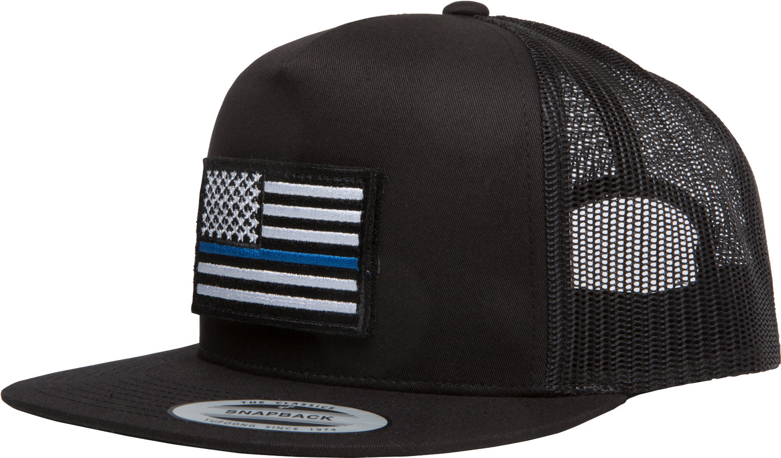 Thin Blue Line Flag Trucker Hat - Adidas Originals (2000x1200), Png Download