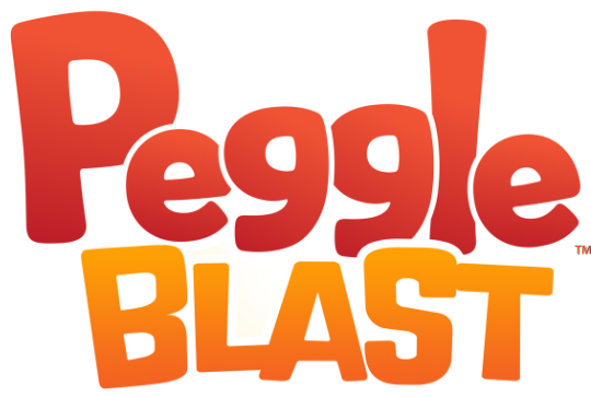 Peggle Blast - Peggle Blast Logo (540x363), Png Download