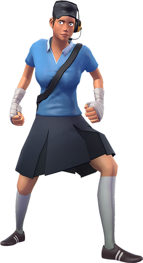 Preview - Tf2 Scout Baggy Pants (540x960), Png Download