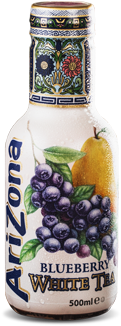 Arizona Blueberry White Tea (500ml) (400x340), Png Download