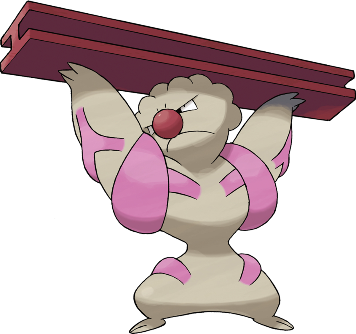 Gurdurr - Pokemon Gurdurr (1200x1200), Png Download