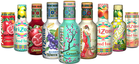 Η Premium Brands - Arizona Blueberry White Tea 500 Ml (pack (800x229), Png Download