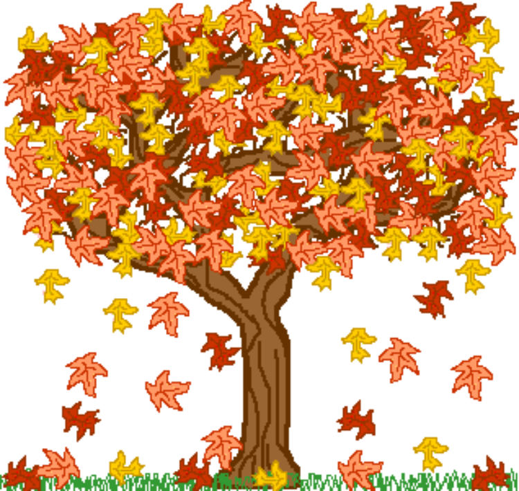 Fall-tree - Autumn Clipart (750x710), Png Download