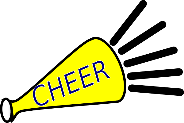 Cheer Leader Shout Clip Art - Cheer Shout Thing (600x401), Png Download