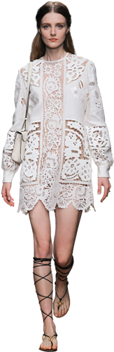 13 Valentino Vestido - Paisley (250x500), Png Download