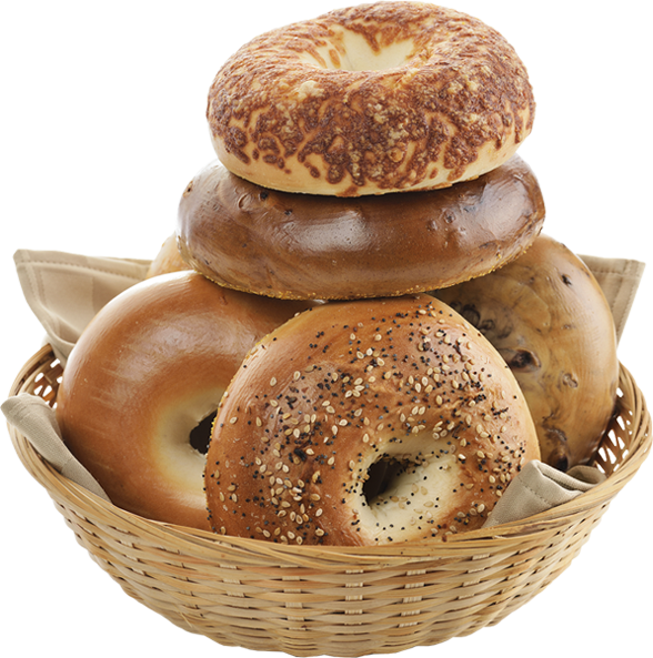 Bagels Png Image - Bagels Png (588x593), Png Download