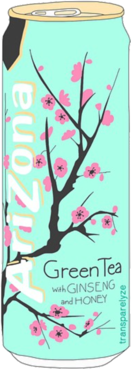 #arizona #iced Tea #green Tea #arizona Iced Tea #pastel - Arizona Green Tea (311x750), Png Download