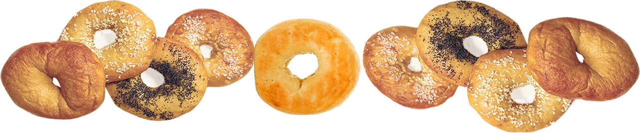 Bagels Png Pic - Bagels Png (1282x268), Png Download