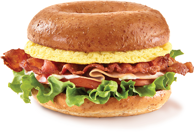 Breakfastclub Bagel - Patty (742x490), Png Download