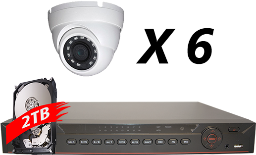 6 Security Camaras 8-ch Ip Package - (tse Ipc-hdw4231mp-0360b-s2) Dahua Ipc-hdw4231mp-0360b-s2 (600x600), Png Download