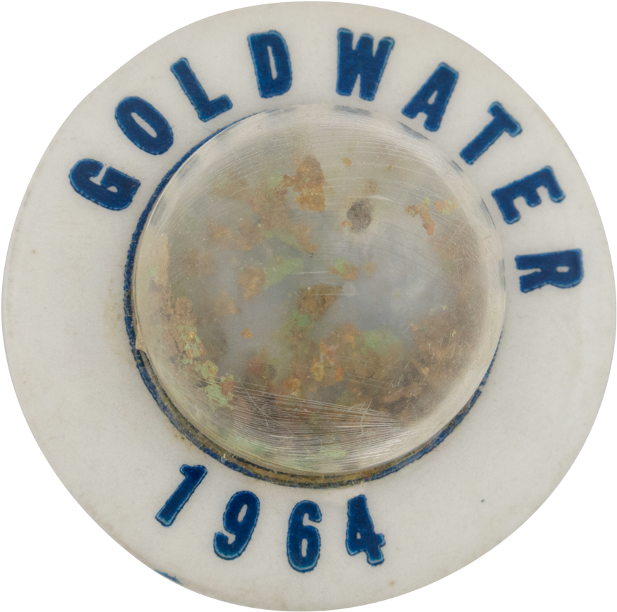 Goldwater 1964 Gold Flakes - Barry Goldwater Presidential Campaign, 1964 (1000x991), Png Download