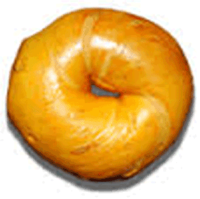 Raw Egg Bagel - Egg Bagel (700x895), Png Download
