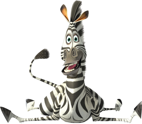 Marty The Zebra - Nintendo Game Boy Advance Madagascar (476x418), Png Download