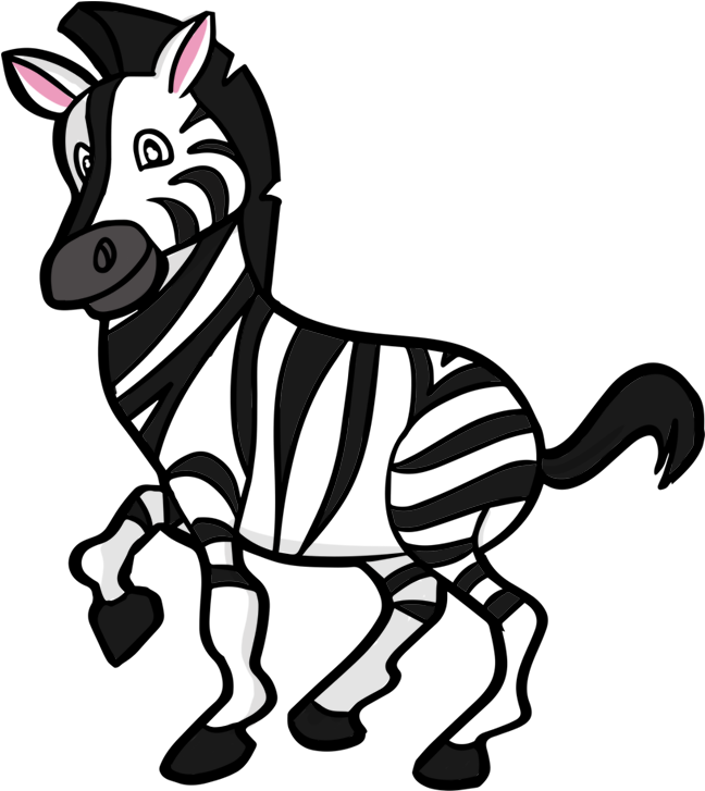 Image Result For Zebra Clip Art Animal Clip Art - Zebra Clipart (686x748), Png Download