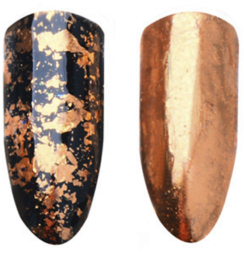 Pigment Flakes - Color - Gold - Nail (450x550), Png Download