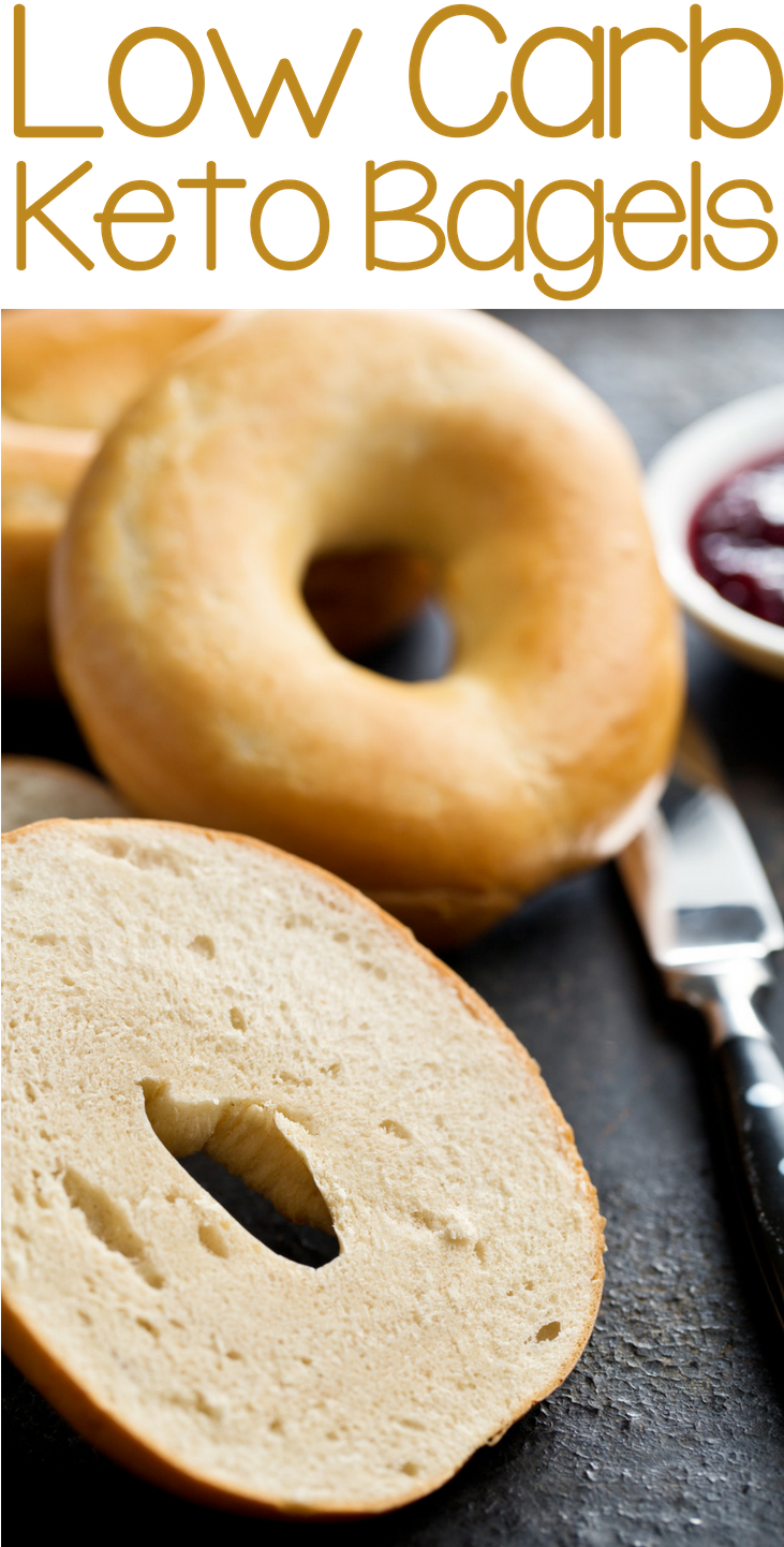 Easy Low Carb Keto Bagels Recipe Made With Fathead - Low-carbohydrate Diet (730x1450), Png Download