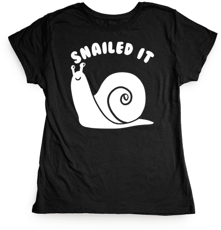 Snailed It Womens T-shirt - Worst Sister (484x484), Png Download