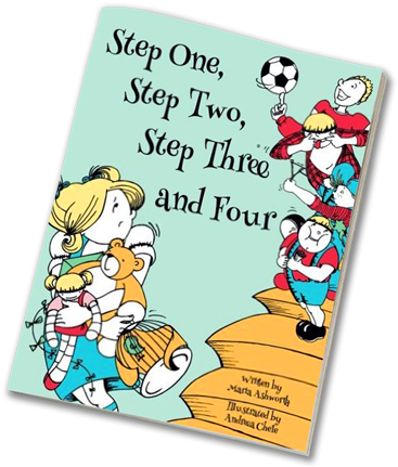 Step One Step Two - Step One, Step Two, Step Three And Four (437x500), Png Download