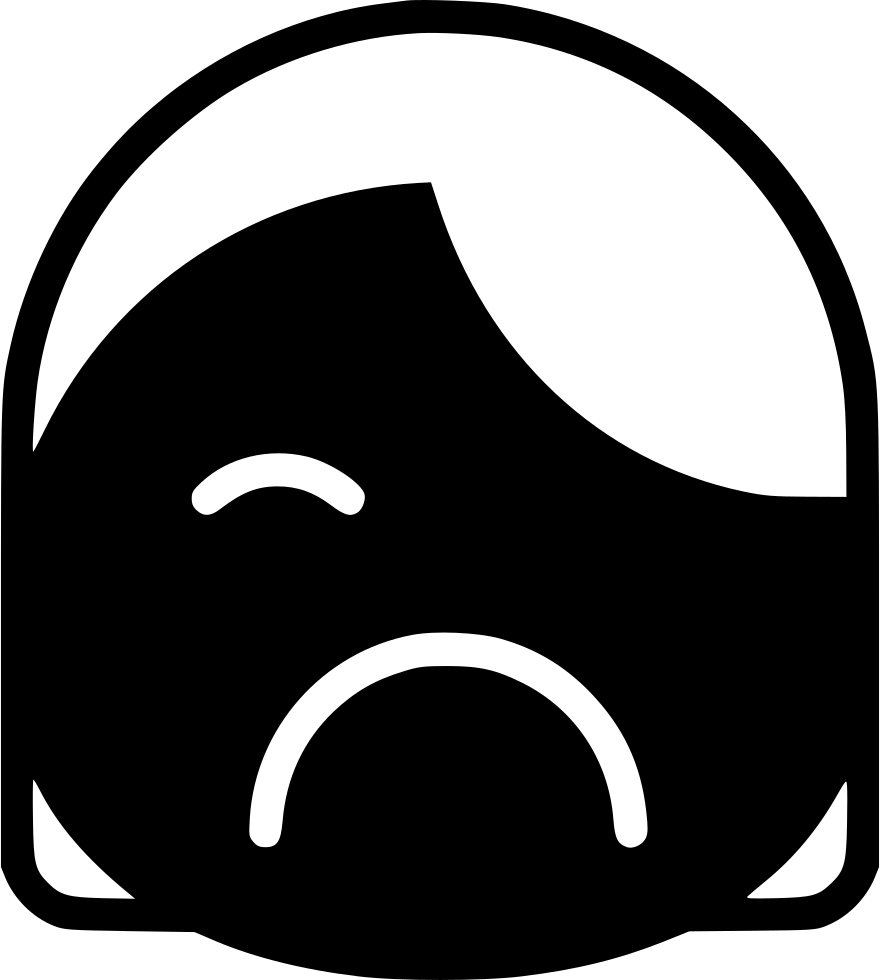 Sad Girl - - Emoticon (880x980), Png Download