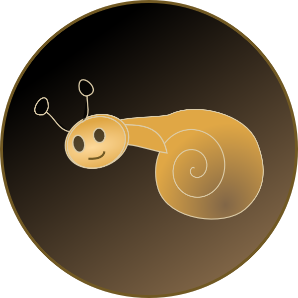 Cartoon Snail Svg Clip Arts 600 X 600 Px (600x600), Png Download