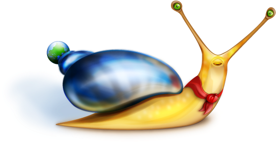 Snail - Улитка С Днем Рождения (595x322), Png Download